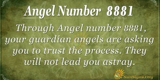 Angel Number 8881