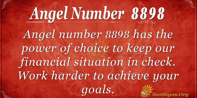 Angel Number 8898