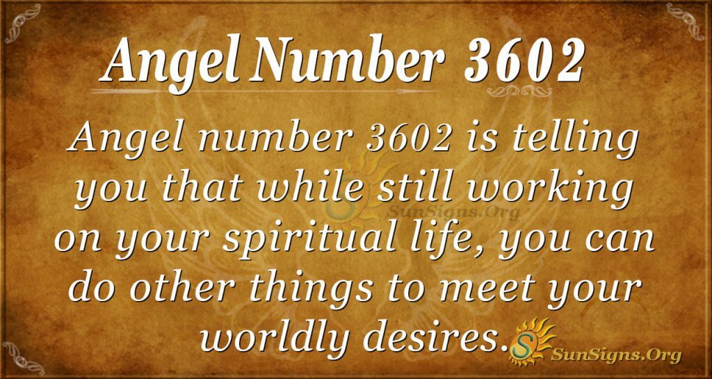 Angel Number 3602