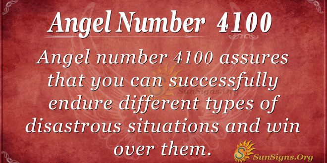 angel number 4100