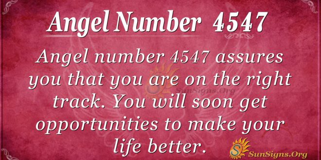 4547 angel number