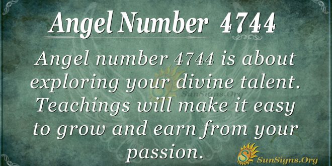 angel number 4744