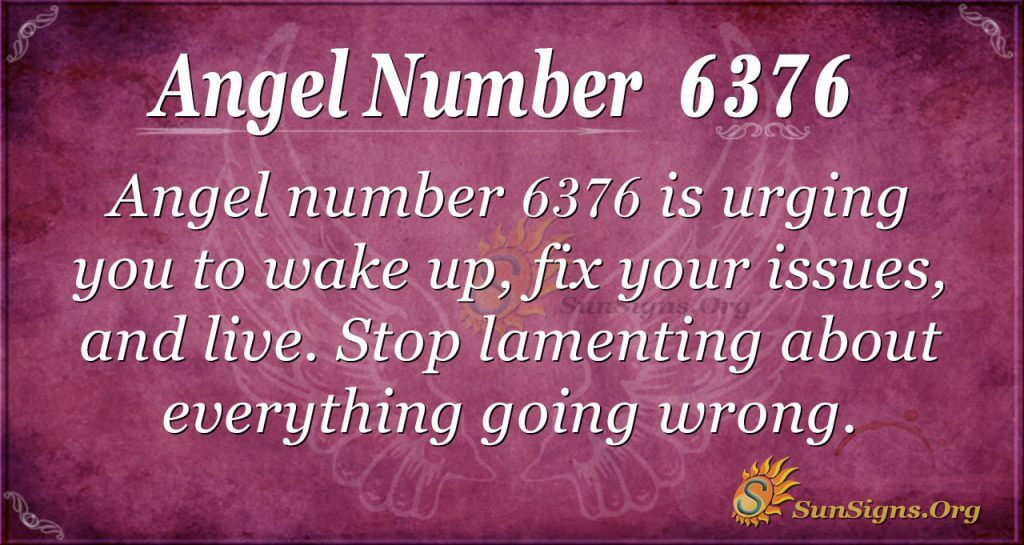 Angel number 6376