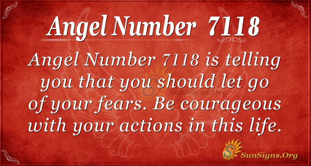 angel number 7118