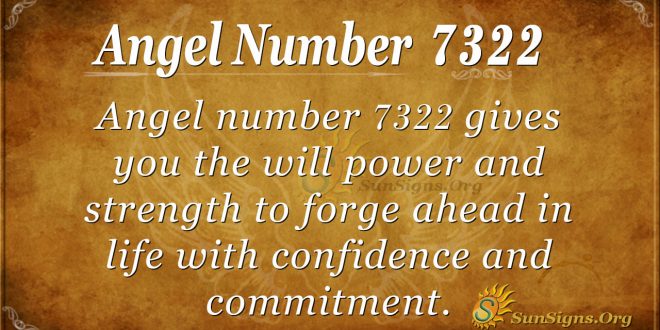 Angel number 7322