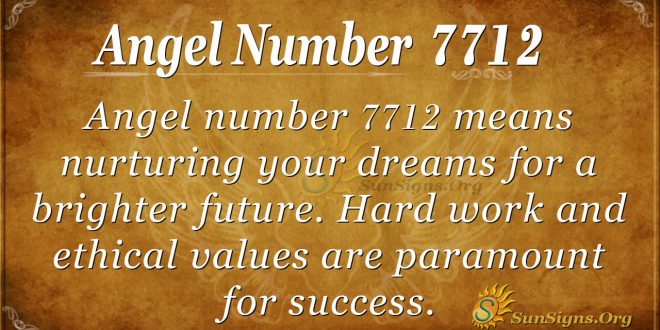 Angel number 7712