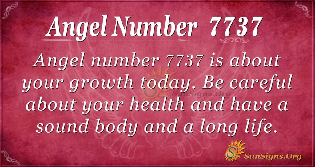 Angel number 7737