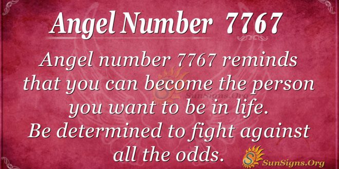 Angel number 7767