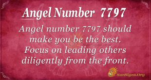 Angel number 7797