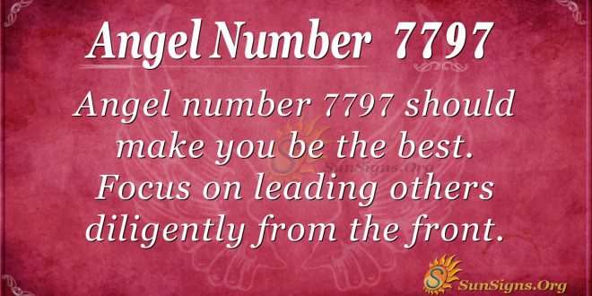 Angel number 7797
