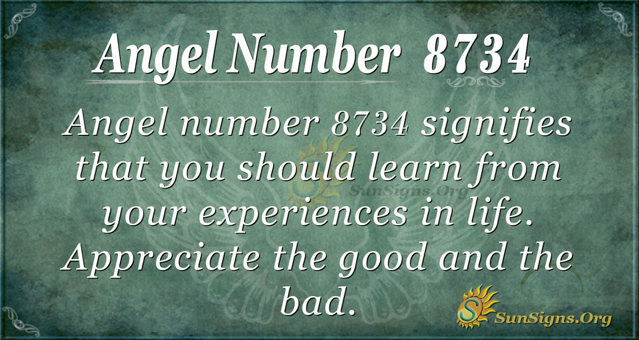 Angel Number 8734 Meaning - Conquering Challenges - SunSigns.Org