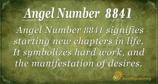 Angel Number 8841