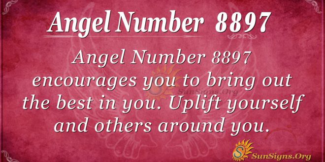 Angel number 8897