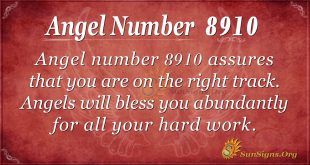 Angel number 8910