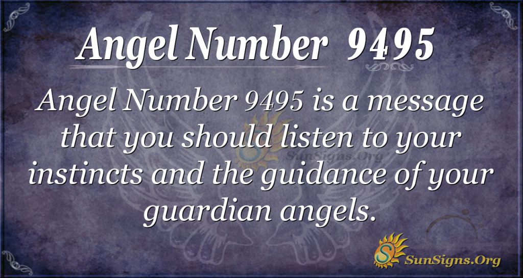 Angel number 9495