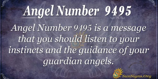 Angel number 9495