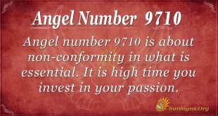 Angel number 9710