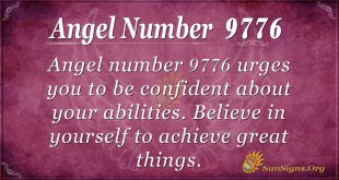 Angel number 9776