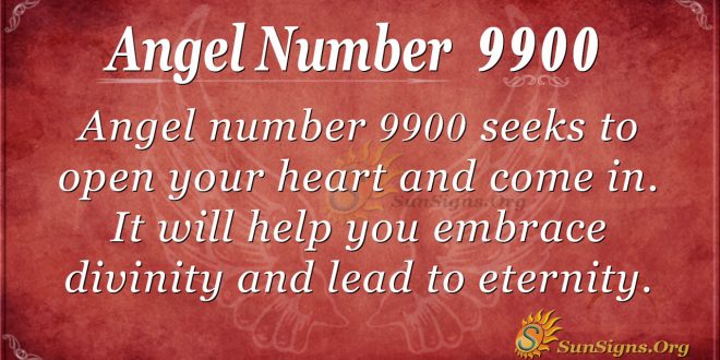 Angel Number 9900