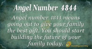 Angel number 4844