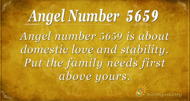 Angel Number 5659 Meaning: Domestic Stability - SunSigns.Org