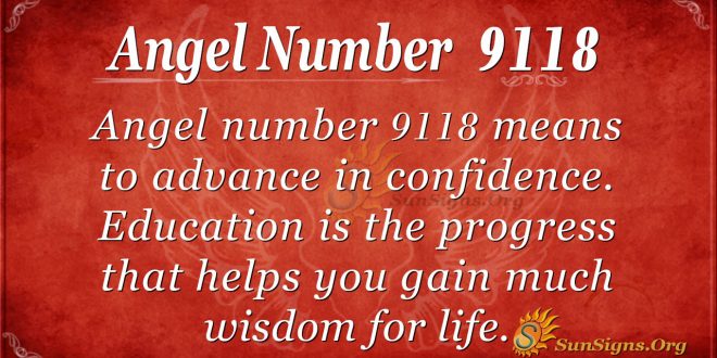 Angel Number 9118