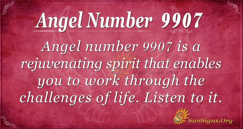 Angel number 9907