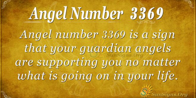 Angel number 3369
