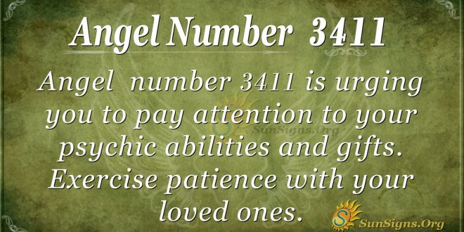 Angel number 3411