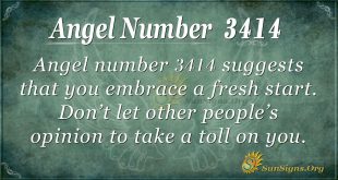 Angel number 3414