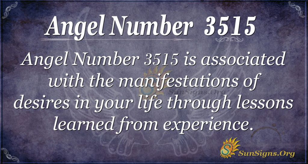 Angel number 3515