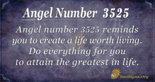 Angel number 3525