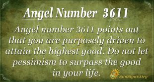 Angel number 3611