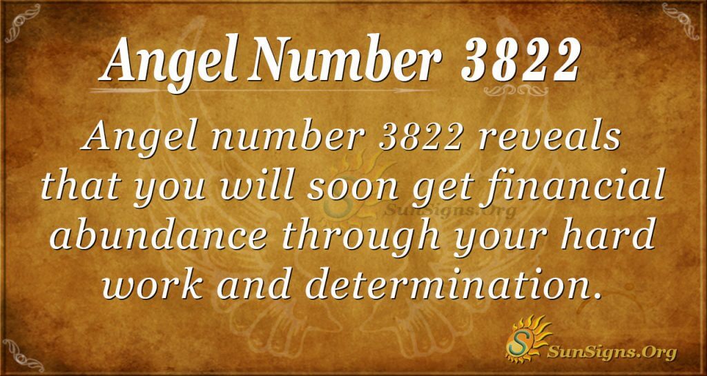 Angel number 3822