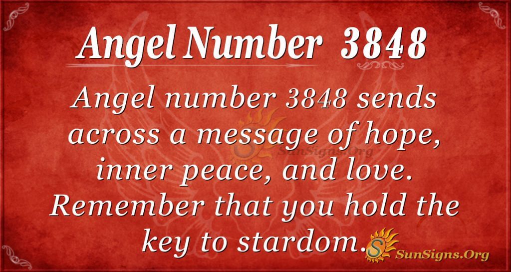 angel number 3848