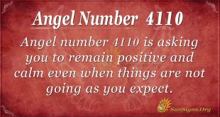 Angel number 4110