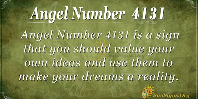 Angel number 4131