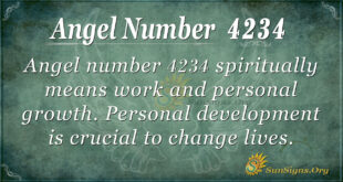 Angel number 4234