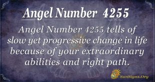 Angel number 4255