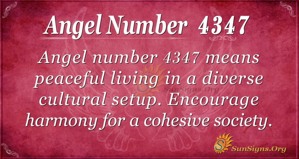 Angel number 4347