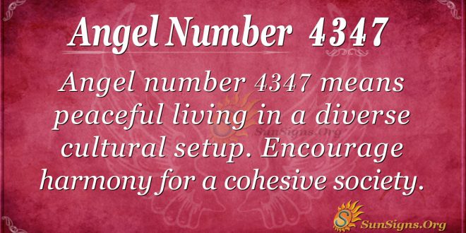 Angel number 4347