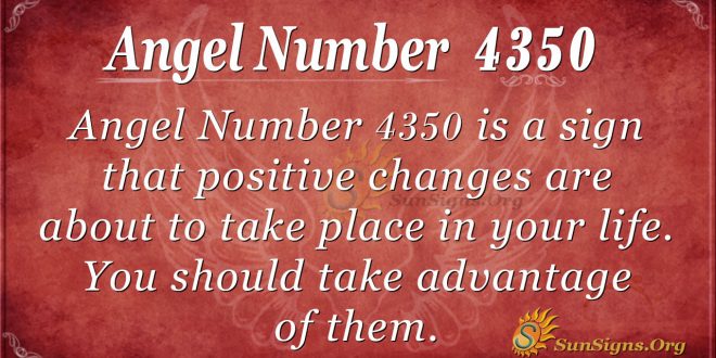 Angel number 4350