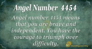 Angel number 4454