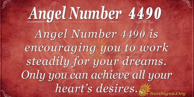 Angel number 4490