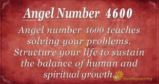 Angel number 4600