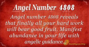 angel number 4808