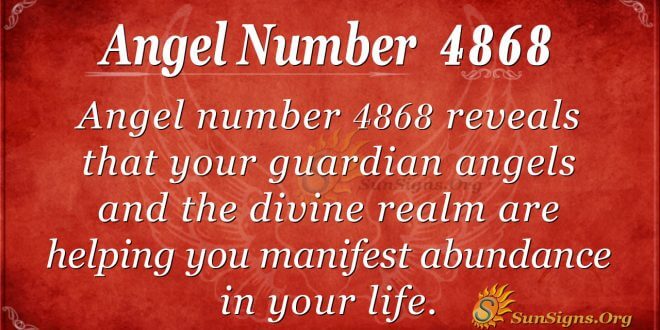 angel number 4868