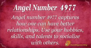 Angel number 4977