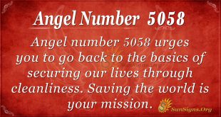 Angel number 5058