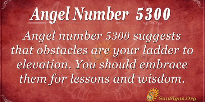 Angel number 5300